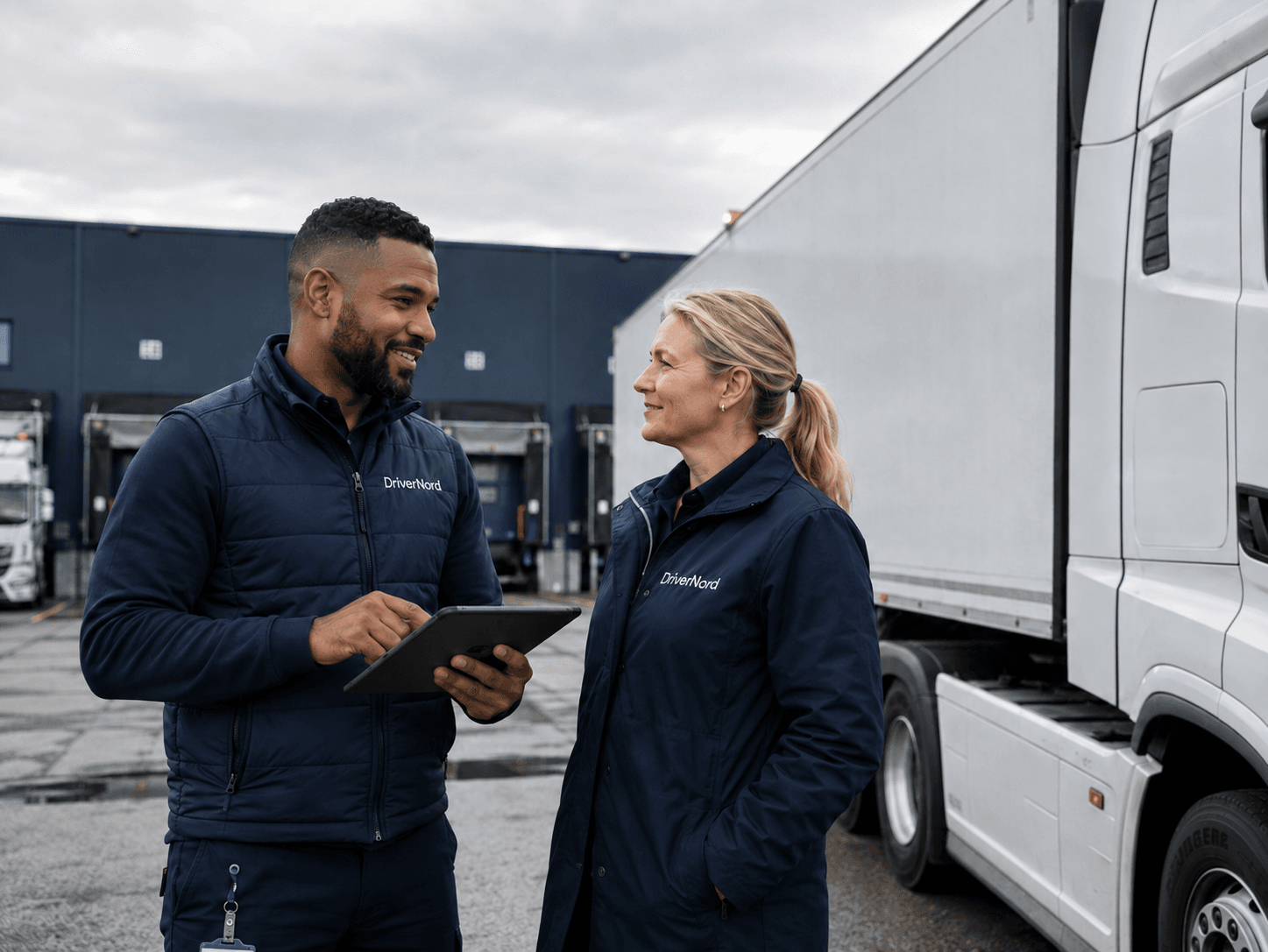 DriverNord-representanter diskuterar transportbehov i svensk logistikmiljö